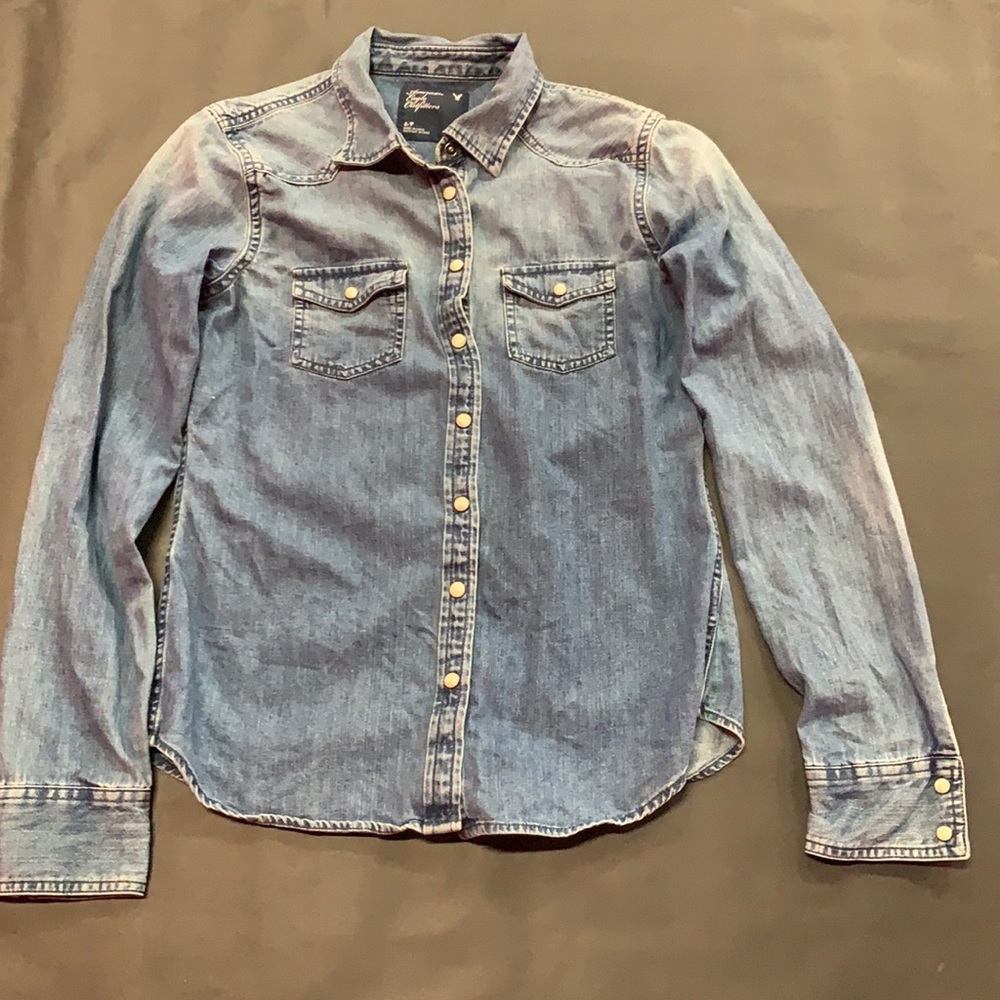 Denim top